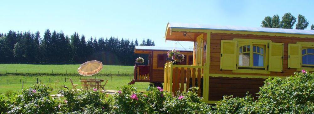 Les Roulottes De La Ferme Des Chanaux Saint-Julien-d'Ance Екстер'єр фото
